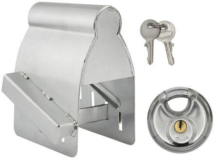 ProPlus Aanhanger dissel slot - met discusslot van 60 mm - verzinkt staal