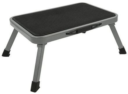 ProPlus Camper/caravan opstapje - inklapbaar - 1 trede - 26 x 38 cm - staal - opstap krukje