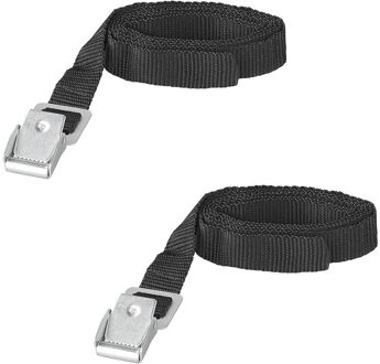 ProPlus caravan/camper fietsen spanbanden/sjorbanden/bindriemen - 2x stuks - 100 cm