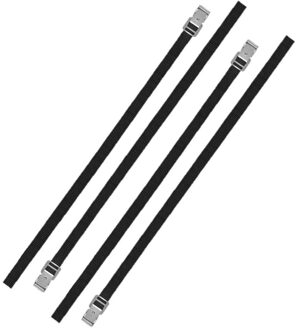 ProPlus caravan/camper fietsen spanbanden/sjorbanden/bindriemen - 4x stuks - 200 cm