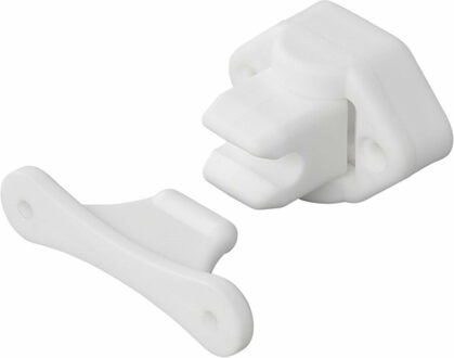ProPlus Deurvanger - wit - kunststof - deurstopper - voor deur/camper/caravan