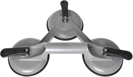 ProPlus drievoudige glasdrager aluminium zilvergrijs