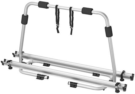 ProPlus fietsendrager voor caravandissel 2 fietsen zilver Zilverkleurig