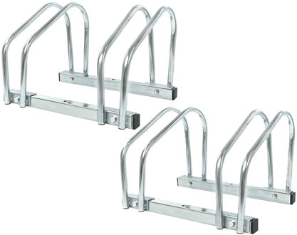 ProPlus Fietsenrek - standaard - 2x - 4 fietsen - metaal - 41 x 32 x 26 cm