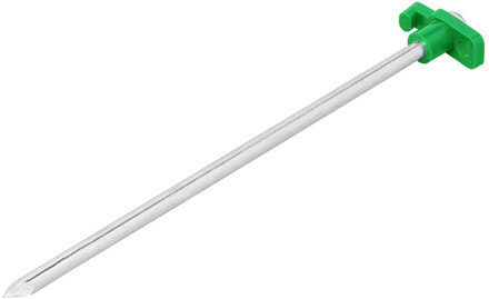 ProPlus Grondpennen - 6x stuks - tentharingen - metaal - kunststof haak - 25 cm