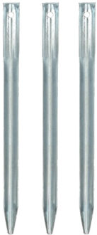 ProPlus Grondpennen/tentharingen - 10x - metaal - halfrond - 30 cm - Kamperen