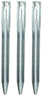 ProPlus Grondpennen/tentharingen - 20x - metaal - halfrond - 22 cm - Kamperen