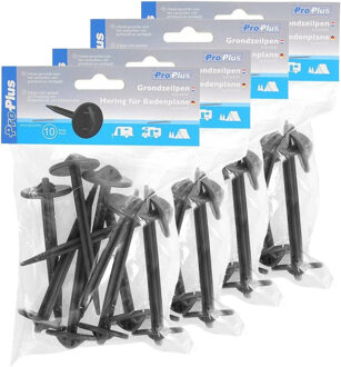 ProPlus Grondzeilpen - 40x stuks - kunststof? - voor grondzeilen/tenttapijten/tentharing
