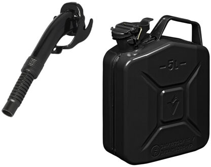ProPlus Jerrycan met schenktuit - 5 liter - metaal - voor brandstof