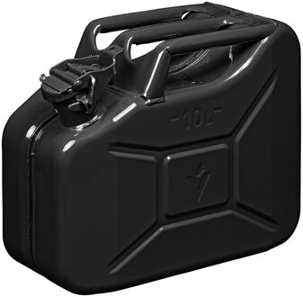 ProPlus Jerrycan - metaal - 10L - zwart - geschikt voor benzine / diesel