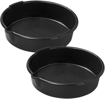 ProPlus Olieopvangbak - 2x - zwart - kunststof - 8L - met schenktuit