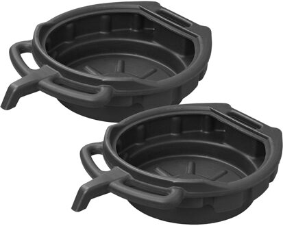 ProPlus Olieopvangbak - 2x - zwart - kunststof - 8L - met schenktuit