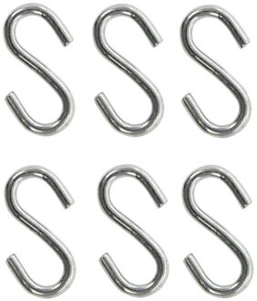 ProPlus Ophanghaak - 18x- S-haak - 3 cm - hangers - kledinghaken / keukenhaak
