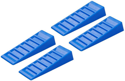ProPlus Oprijblokken - set van 4x - blauw - kunststof - 14.5 x 41.5 x 7.5 cm