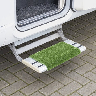 ProPlus Opstapmat - groen - kunststof - 46 x 40 cm - antislip voor caravan/camper