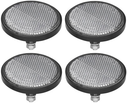 ProPlus Reflector - set 4x - wit - boutbevestiging - 60mm - M5 bout - rond