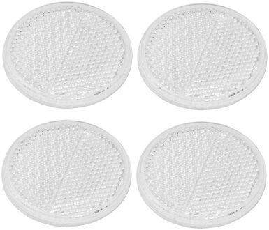 ProPlus Reflector - set 4x - wit - zelfklevend - 60mm - rond