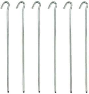 ProPlus Rotspennen / tentharingen - metaal - 24x stuks - 30 cm - kamperen - windscherm - tent
