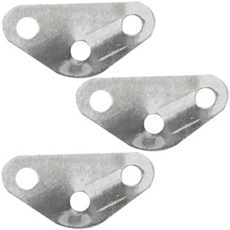 ProPlus scheerlijn driehoek spanners van metaal - 10x stuks - tent - luifel - windscherm
