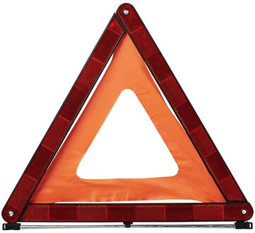 ProPlus Set van 2x Gevarendriehoek opvouwbaar 44 cm bij autopech - Ingepakt 44 x 5 x 3 cm - Veilig op reis - Compact model