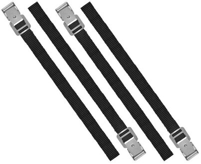 ProPlus Spanbanden - bindriemen - 12x - 40 cm - sjorbanden - zwart