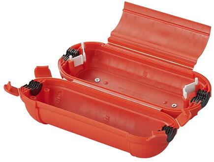 ProPlus Stekkersafe veiligheidsbox - IP44 - voor Schuko stekkerverbindingen - rood