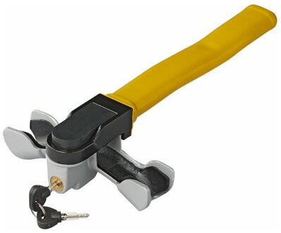 ProPlus Stuurslot met twee sleutels - universeel - geel