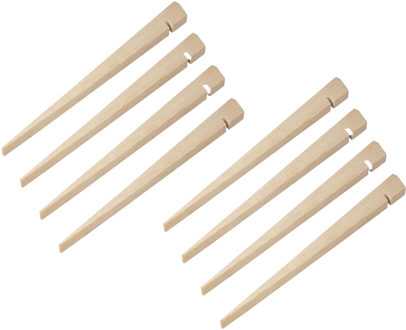 ProPlus Tentharing - 8x - hout - 40 cm - tentpennen/zandharing