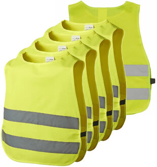 ProPlus Veiligheidsvesten - 20x - geel - kinderen - Reflecterende veiligheidshesjes - One size