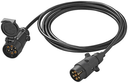 ProPlus Verlengkabel aanhanger - 7-Polig - 3 meter - aanhangwagen stekker verlengkabel