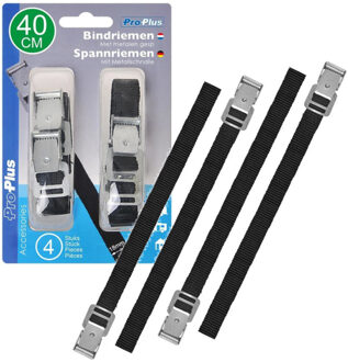 ProPlus Voordeelset van 8x stuks caravan/camper fietsen spanbanden 40 en 75 cm