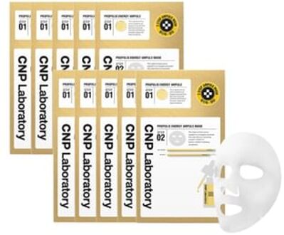 Propolis Energy Ampule 2-Step Mask Bundle Set 1.5ml + 30ml x 10 sheets