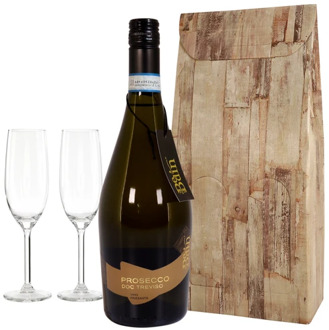 Prosecco Doc Treviso 2 champagne glazen