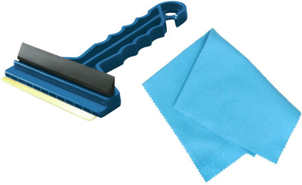 Prosperplast Autoramen IJskrabber met trekker blauw 16 cm met anti-condens doek - IJskrabbers
