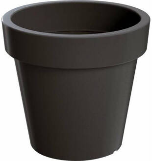 Prosperplast Bloempot| plantenpot - antraciet - 60 cm - kunststof Grijs