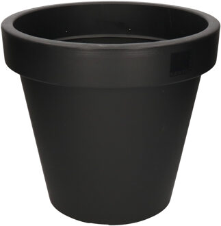 Prosperplast Bloempot/plantenpot - D35 x H31 cm - antraciet grijs - kunststof - voor binnen en buiten