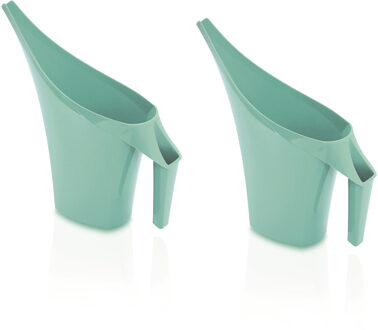 Prosperplast Gieter - 2x - mintgroen - kunststof - 2 liter