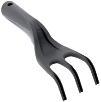 Prosperplast Handhark - zwart - 25 cm - kunststof - hark - Tuingereedschap - moestuin