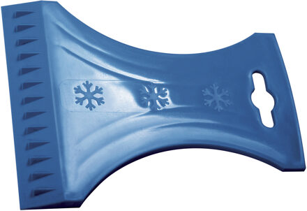 Prosperplast IJskrabber / raamkrabber - voor auto ramen - Blauw - Kunststof - 10 x 13 cm - Ruitenkrabber