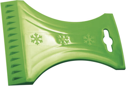 Prosperplast IJskrabber / raamkrabber - voor auto ramen - Groen - Kunststof - 10 x 13 cm - Ruitenkrabber