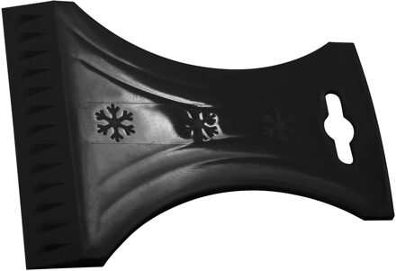 Prosperplast IJskrabber / raamkrabber - voor auto ramen - Zwart - Kunststof - 10 x 13 cm - Ruitenkrabber