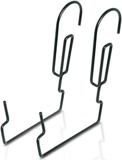 Prosperplast Kunststof balkonbeugels - set van 2 - 23 x 21 cm - bloembakbeugel