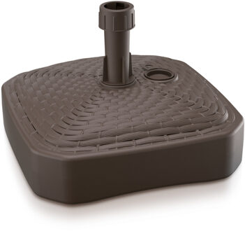Prosperplast Parasolvoet - vierkant - rotan - bruin - 12L