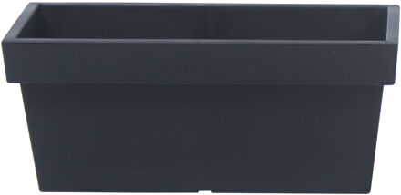 Prosperplast Plantenbak/bloembak terras/balkon - kunststof - 79 x 35 x 33 cm - antraciet