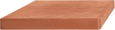 Prosperplast Plantenonderzetter - vierkant - terracotta - kunststof - 40 cm - multiroller