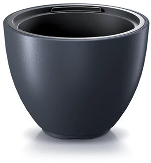 Prosperplast Plantenpot/bloempot Heos - kunststof - antraciet - D57 x H43 cm - binnenpot