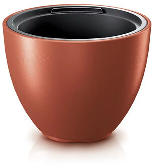Prosperplast Plantenpot/bloempot Heos - kunststof - koper - D57 x H43 cm - binnenpot