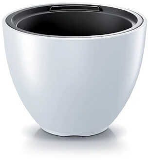 Prosperplast Plantenpot/bloempot Heos - kunststof - wit - D57 x H43 cm - binnenpot