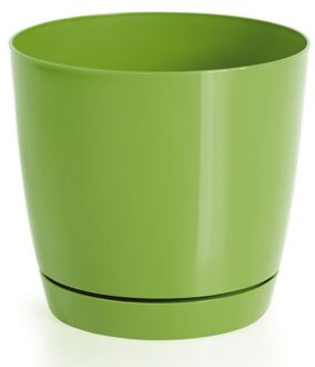 Prosperplast plantenpot/bloempot - kunststof - kiwi groen - D24 x H22 cm - Plantenpotten
