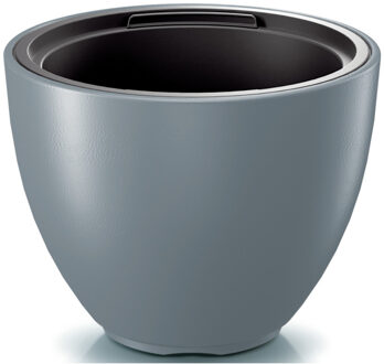Prosperplast Plantenpot/bloempot Sevilla - buiten/binnen - kunststof - lichtgrijs - D30 x H23 cm
